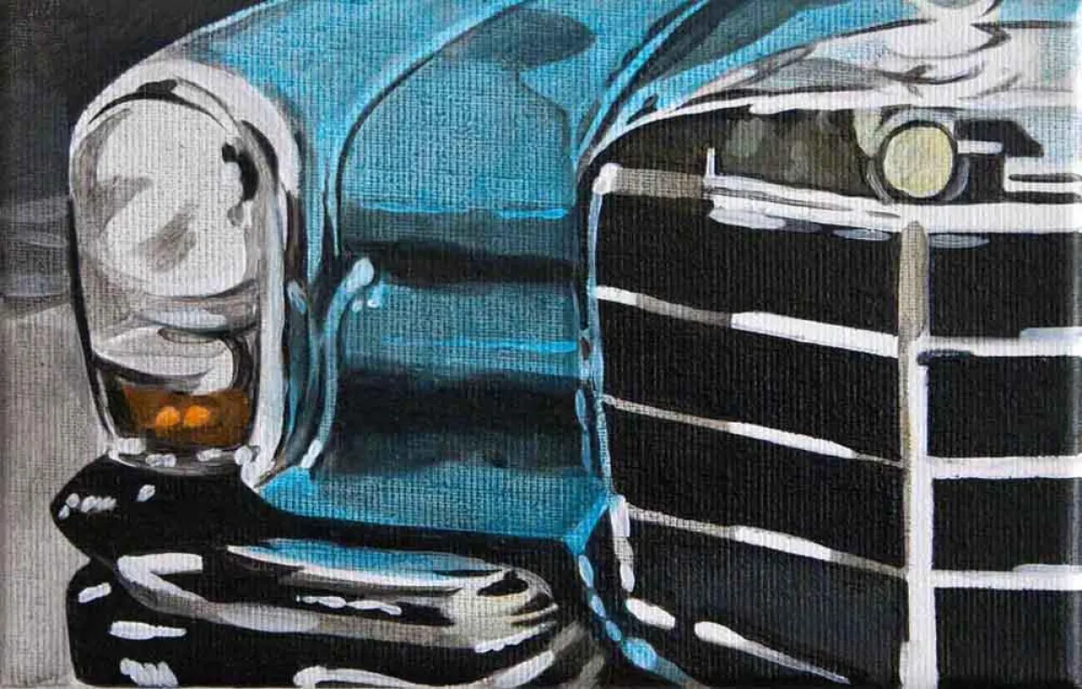 Aaron Vidal - Acryl auf Leinwand - ausgestellt in der Trierer Art Gallery