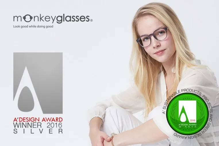 Bild: Preisgekrönte nachhaltige und umweltfreundliche Brillen MonkeyGlasses® gewinnt Design-Award