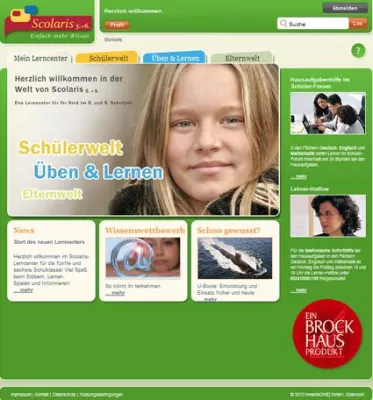 Bild: Scolaris als bestes Online Lernangebot prämiert - Brockhaus Produkt erhält Giga-Maus