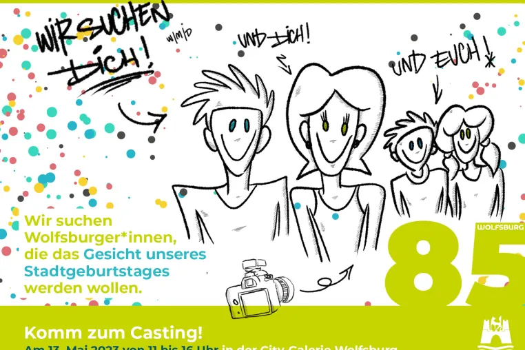 Casting zum 85. Stadtgeburtstag Bild: Casting zum 85. Stadtgeburtstag