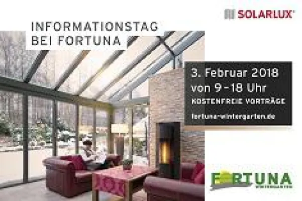 Bild: Messe für Wintergärten, Terrassendächer Sonnenschutz und mehr im Rheinland am 03.02.2018