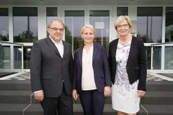 Bild: Neues Vorstands-Duo bei der Wohnungsgenossenschaft „Lipsia“ eG