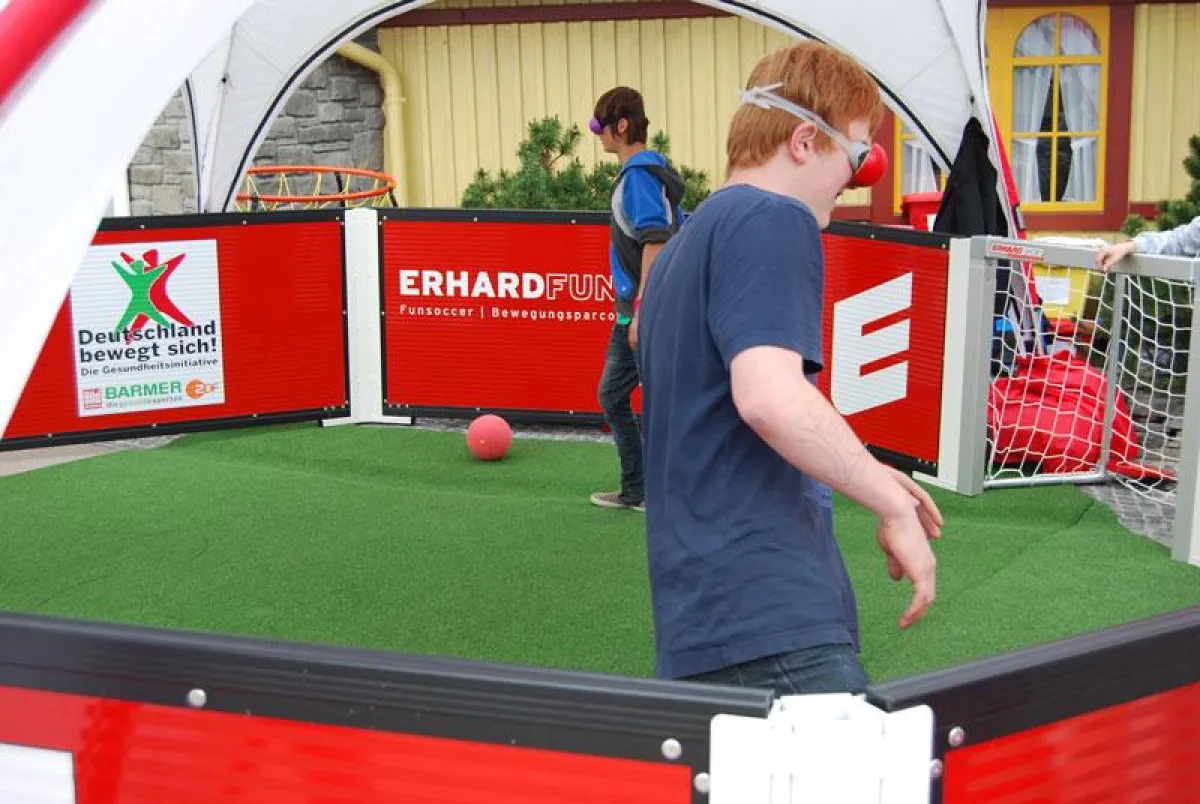 Blind Soccer im VITALIFE-Dome bei 