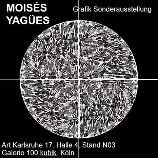 Bild: Galerie 100 kubik @art KARLSRUHE 2017 – Moisés Yagües