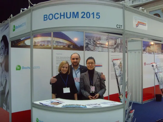 Bild: Bochum2015 bewirbt in Moskau Medizinstandort Bochum - Erste Teilnahme am russischen Branchentreff MosMedSalon