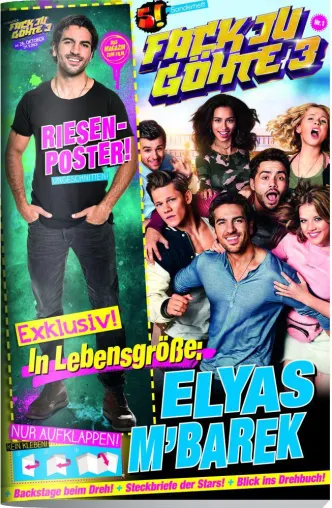 BLUE OCEAN bringt „FACK JU GÖHTE 3“- Magazin mit POSTER von ELYAS M’BAREK in LEBENSGRÖSSE! Bild: BLUE OCEAN bringt „FACK JU GÖHTE 3“- Magazin mit POSTER von ELYAS M’BAREK in LEBENSGRÖSSE!