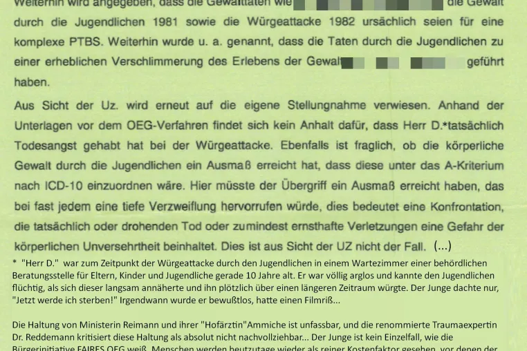 Einführung GRUNDRENTE: "Und was ist mit unverschuldeten Opfern von Gewalt und Missbrauch, liebe Malu? Bild: Einführung GRUNDRENTE: "Und was ist mit unverschuldeten Opfern von Gewalt und Missbrauch, liebe Malu?