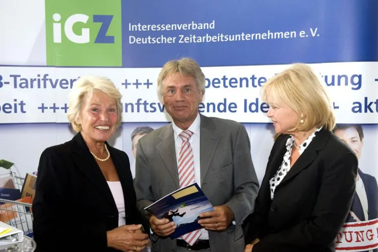 Bild: iGZ - Erste Adresse für Informationen über Zeitarbeit