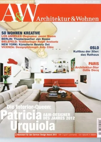 Patricia Urquiola - die Interior-Queen wird A&W-Designer des Jahres 2012 Bild: Patricia Urquiola - die Interior-Queen wird A&W-Designer des Jahres 2012