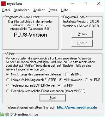 Bild: Deutschlands einzige eBilanz-Freeware gerüstet für 2017