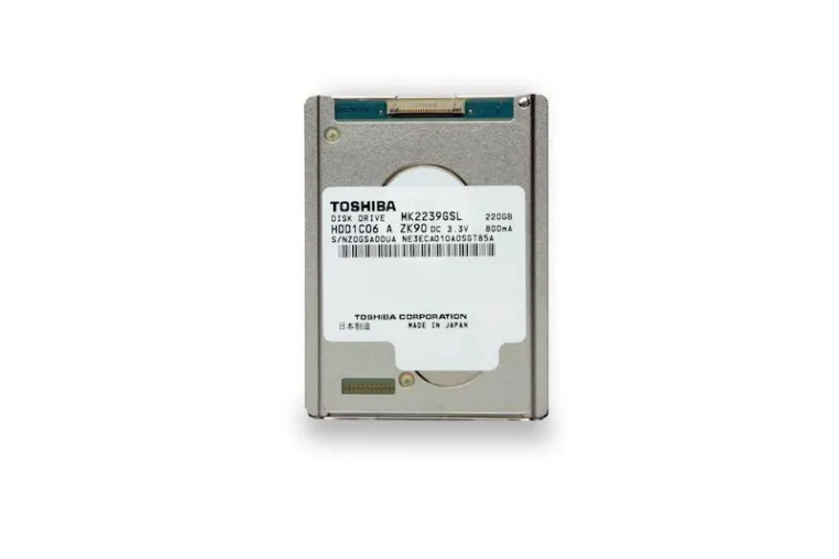 Bild: Toshiba präsentiert 1,8-Zoll (4,6-cm)-Festplatte mit 220 GB