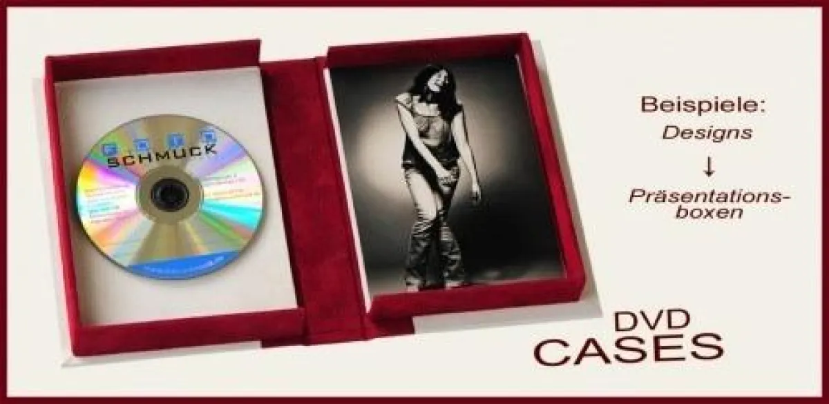 Photobox und DVD-Mappen auf der drupa bei Papierpartner Tecco (Halle 8, Nummer B03).