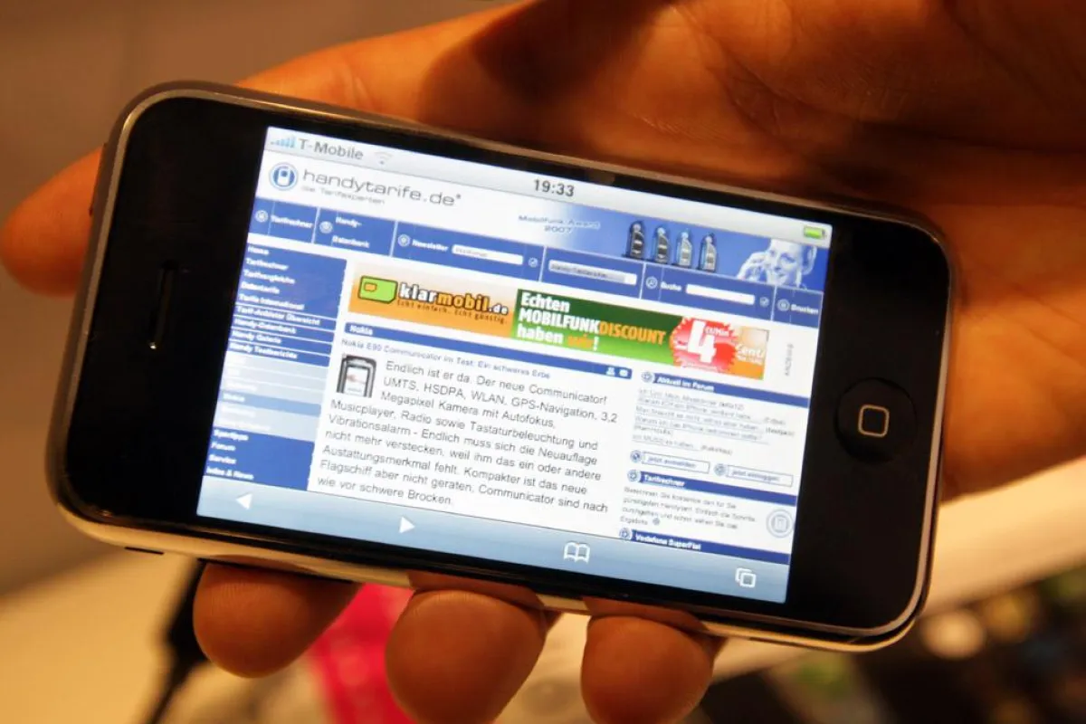 Internet surfen per Handy: Das iPhone macht's möglich