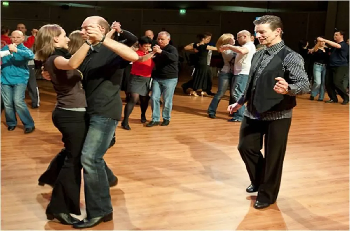 Tango Workshop mit Michael Hull beim Euro Dance Festival 2010.