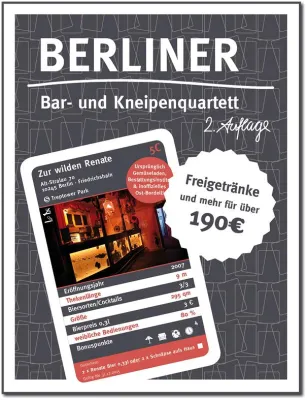 Bild: Neuauflage des Berliner Bar- und Kneipenquartetts ab sofort im Handel erhältlich
