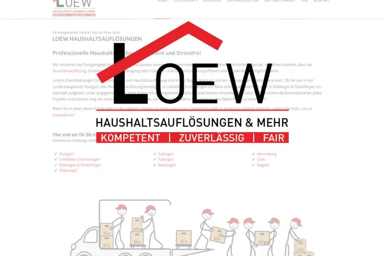 Bild: LOEW-Haushaltsauflösungen: Ihr Partner für professionelle Entrümpelungen in der Nähe von Böblingen