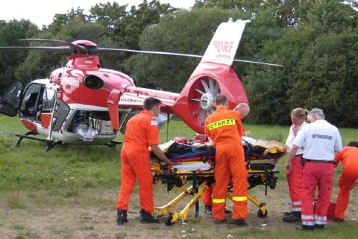 Bild: 22.000. Einsatz für Zwickauer Hubschrauber