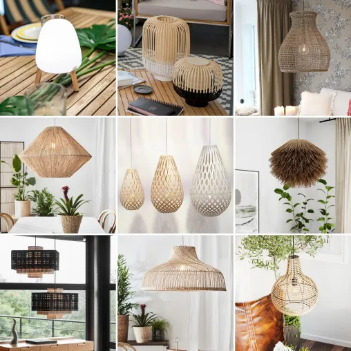 Bild: Bringing nature into our homes! Lampenwelt.de präsentiert Leuchten aus Bambus, Bananenhanf & Co. 