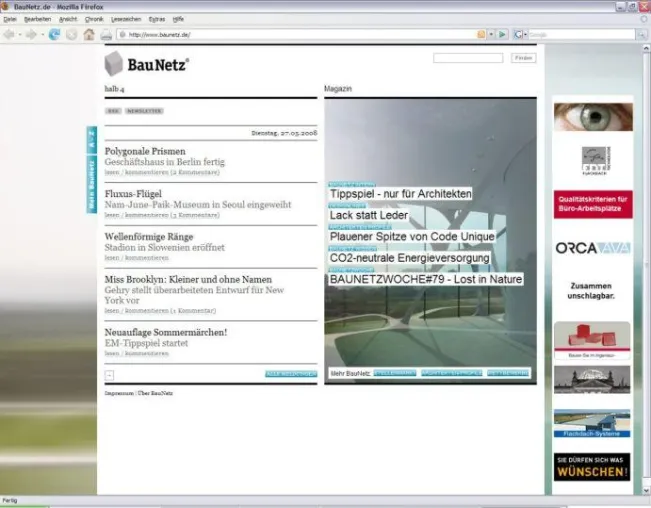 Bild: BauNetz ist neu / Kompletter Relaunch von Deutschlands führender Architekturplattform