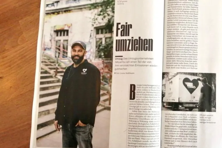 Hamburgs erstes grünes Umzugsunternehmen Bild: Hamburgs erstes grünes Umzugsunternehmen