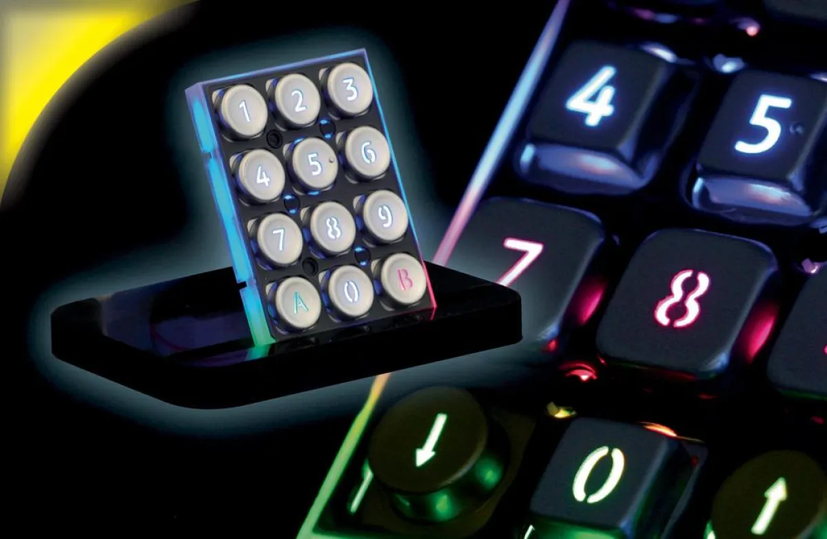 HOT ELECTRONIC - M.Serie Axess-Tastatur in Flachbauweise für Sicherheits- und Zugangskontrolle von EAO