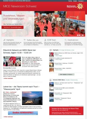 Bild: „Meetings in der Schweiz – erfrischend anders“: Neue Serviceseite für deutsche Meetingplaner