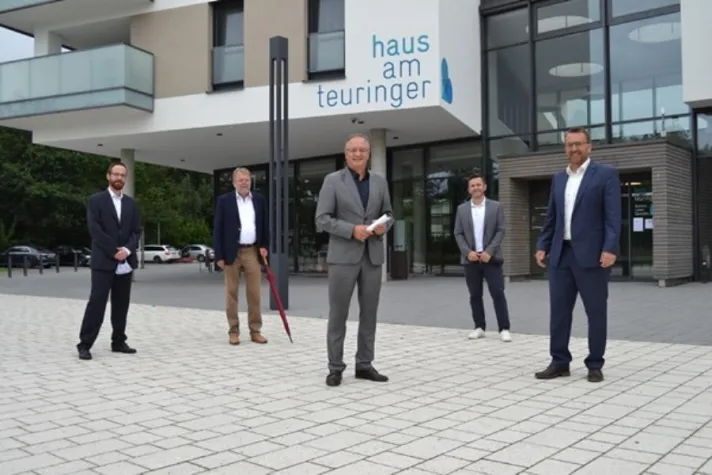 Bild: Andreas Stoch zu Besuch im Haus am Teuringer