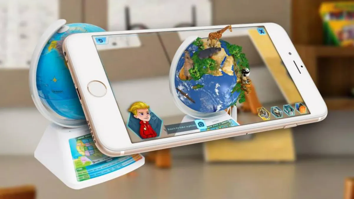 Smart Globe Adventure, ein interaktiver Globus mit elektronischem Stift.