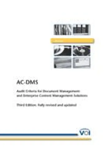 VOI bietet Prüfkriterien für Dokumentenmanagement- Lösungen (PK-DML) auch in englischer Sprache an Bild: VOI bietet Prüfkriterien für Dokumentenmanagement- Lösungen (PK-DML) auch in englischer Sprache an
