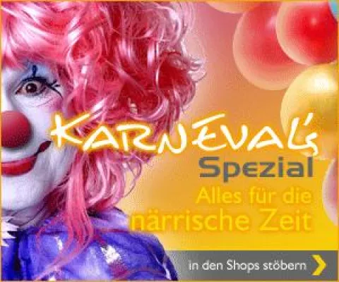 Bild: Netshoppers.de startet Karneval Spezial: Tolle Tage mit tollen Angeboten