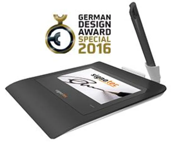 Bild: Signaturpad Gamma erhält Auszeichnung beim German Design Award 2016