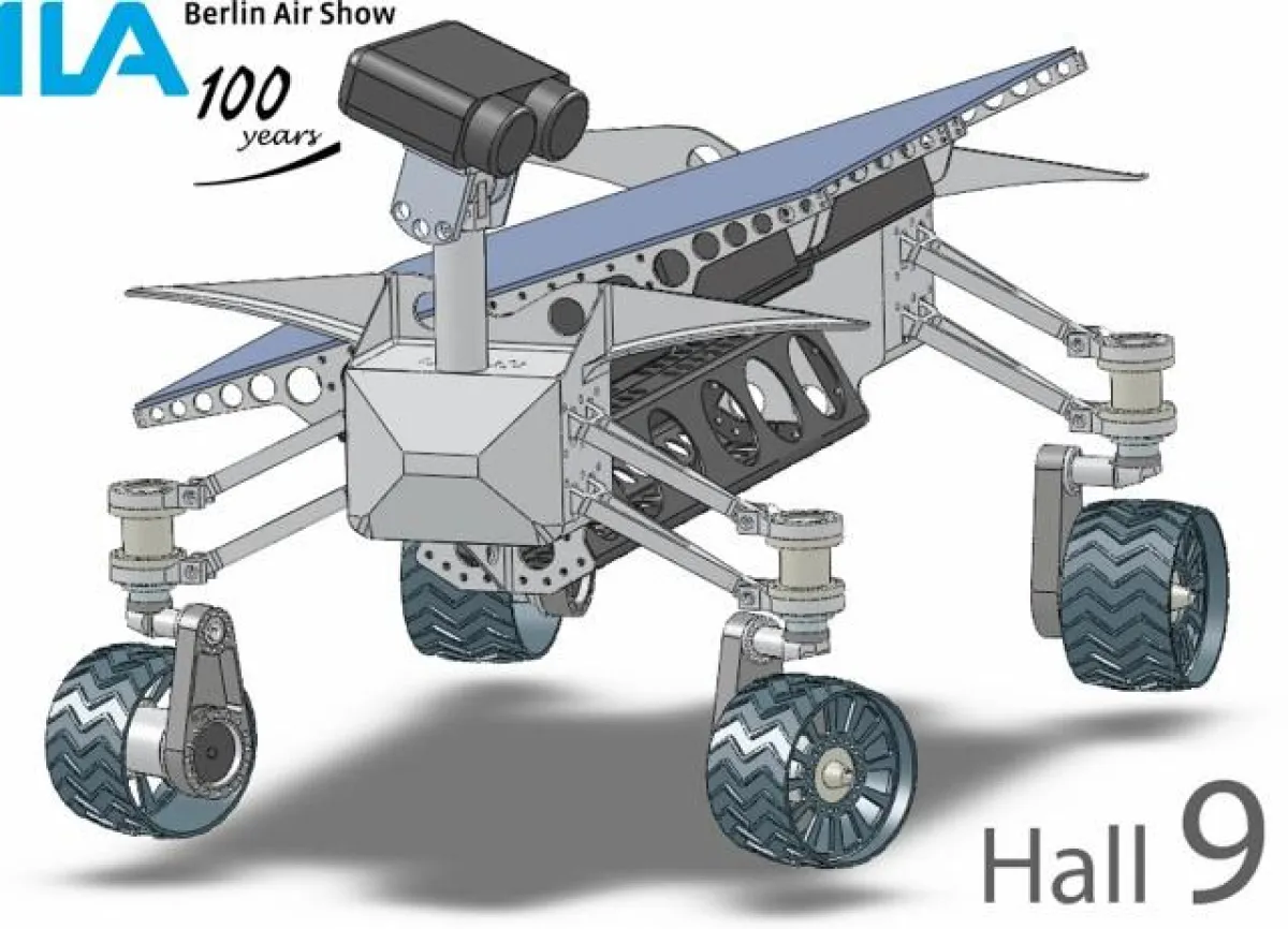 R2-Prototyp des Mondfahrzeugs 