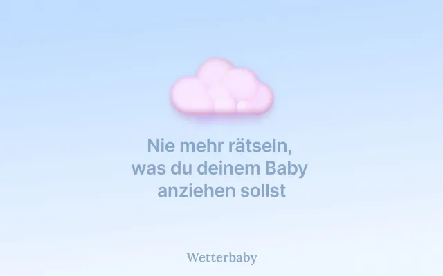 Bild: Wetterbaby: Die Must-Have-App für frischgebackene Eltern!