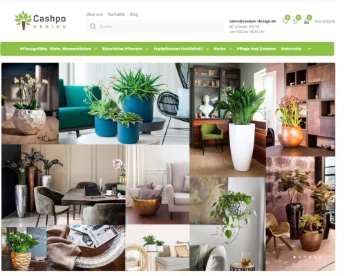 Bild: Ein neuer Online-Shop Cashpo Design ist eröffnet