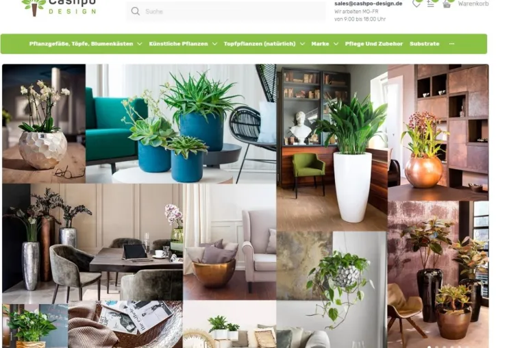 Bild: Ein neuer Online-Shop Cashpo Design ist eröffnet