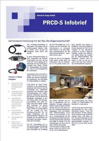 Bild: PRCD-S Infobrief - Informationen rund um den PRCD-S