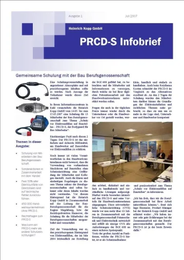 Bild: PRCD-S Infobrief - Informationen rund um den PRCD-S