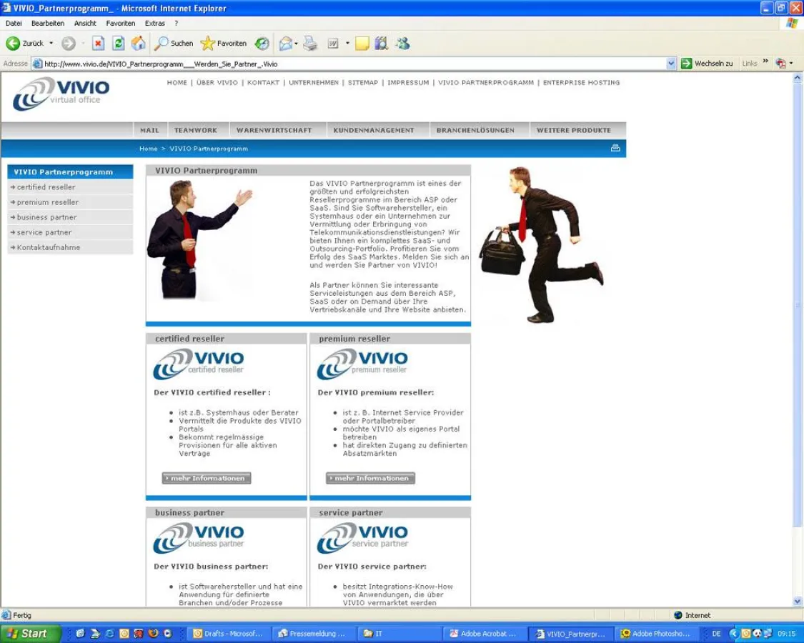 Weitere Informationen und Registrierungsmöglichkeit unter www.vivio.de/partner.