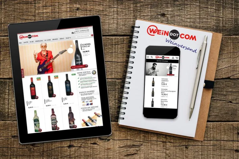 Bild: WEiNDOTCOM Weinversand launcht mobile Shopversion optimiert für iPhone & Co.: