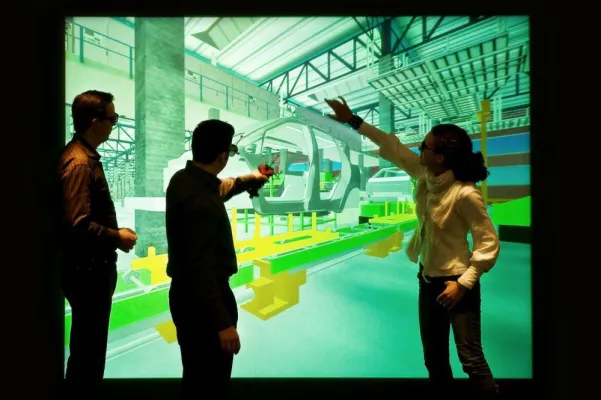 Bild: Virtual Reality in der Fabrikplanung: Bessere Fabriken mit Virtuellen Techniken