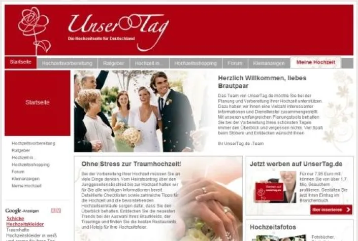 Bild: UnserTag.de führt einen umfangreichen Relaunch durch