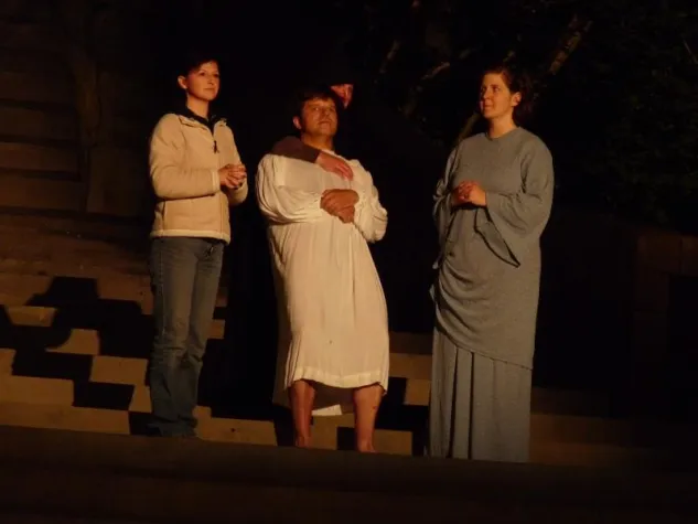 Letzte Proben für Sigmaringendorfer Jedermann Bild: Letzte Proben für Sigmaringendorfer Jedermann