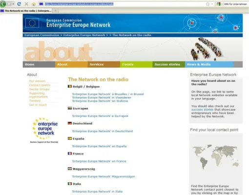 Bild: The network on the radio - Enterprise Europe Network - Hilfe für Unternehmen