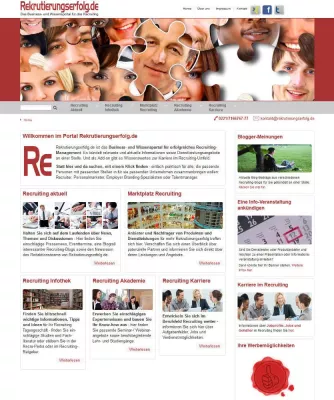 100 Tage Rekrutierungserfolg.de - Spezialportal für das Recruiting Management Bild: 100 Tage Rekrutierungserfolg.de - Spezialportal für das Recruiting Management