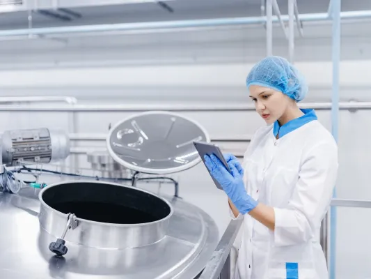 Bild: Wartungsorganisation in der Lebensmittelindustrie dient zur Einhaltung des  IFS International Food Standard