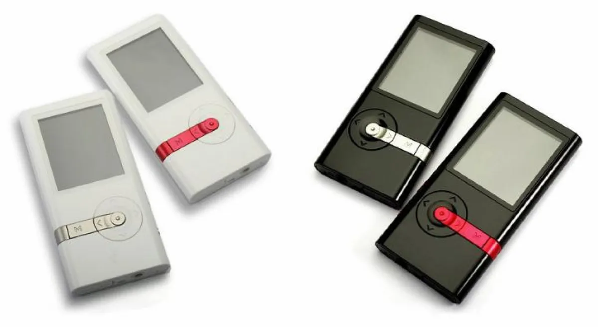 COWON iAudio U5 in vier Farbkombinationen