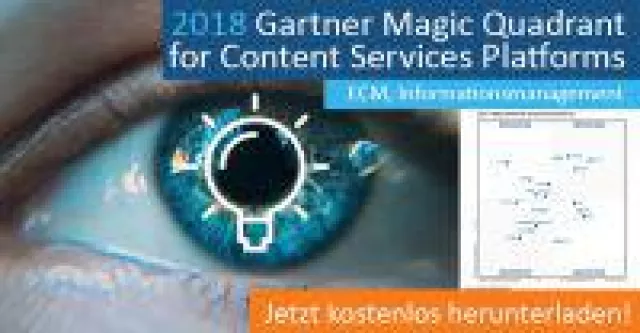 Gartners Magic Quadrant für Content-Services-Plattformen stuft M-Files zum dritten Mal als Visionär ein Bild: Gartners Magic Quadrant für Content-Services-Plattformen stuft M-Files zum dritten Mal als Visionär ein