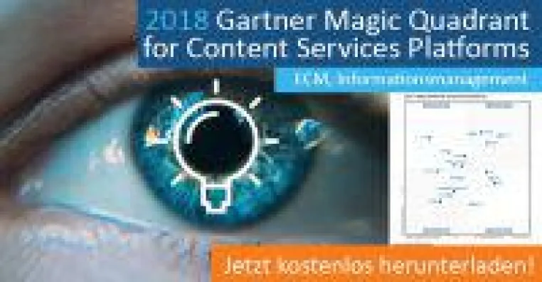 Bild: Gartners Magic Quadrant für Content-Services-Plattformen stuft M-Files zum dritten Mal als Visionär ein