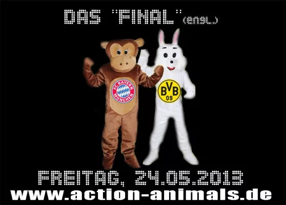 Bild: DAS Final - Die Action-Animals spielen "Bayern gegen Dortmund"