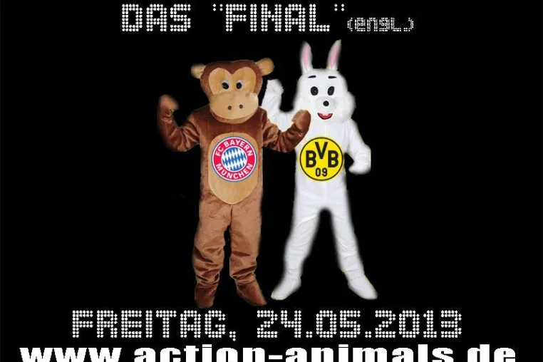 Bild: DAS Final - Die Action-Animals spielen "Bayern gegen Dortmund"